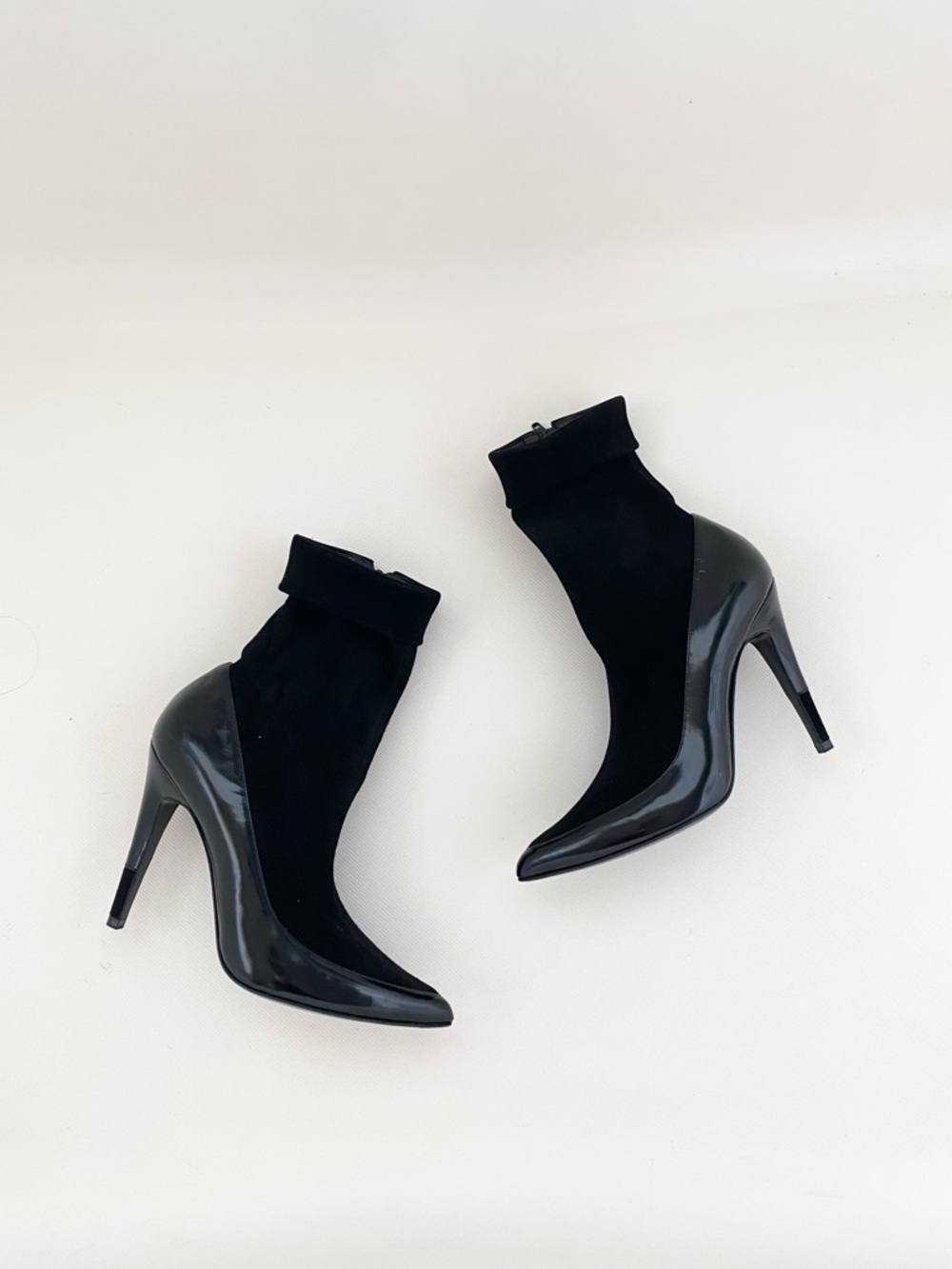 NWT Pierre Hardy Leather Suede Ankle Boots